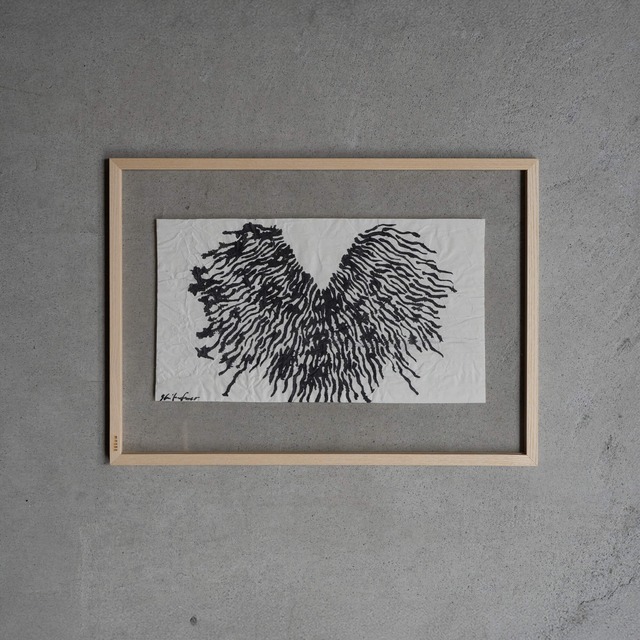 shikafuco 墨画020 + MOEBE FRAME ASH A3サイズ