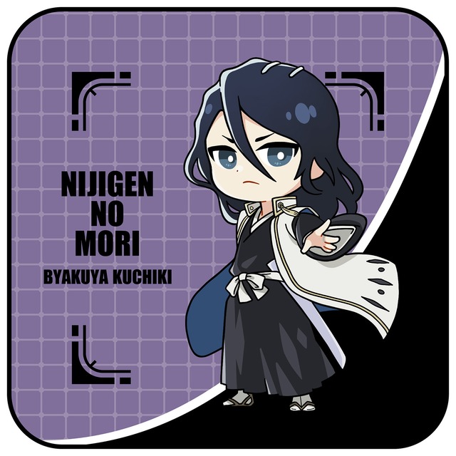 プチタオル　朽木白哉　【『BLEACH 千年血戦篇』×ニジゲンノモリ】
