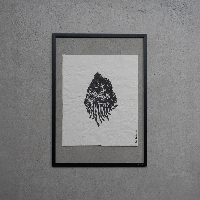 shikafuco 墨画015 + MOEBE FRAME BLACK A3サイズ