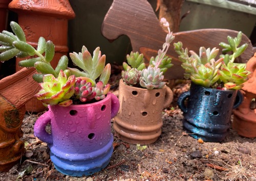 はにわ鉢(寄せ植えに！)全6カラー